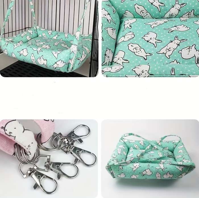Pet supplies Style Light Blue Cartoon Bear Hammock