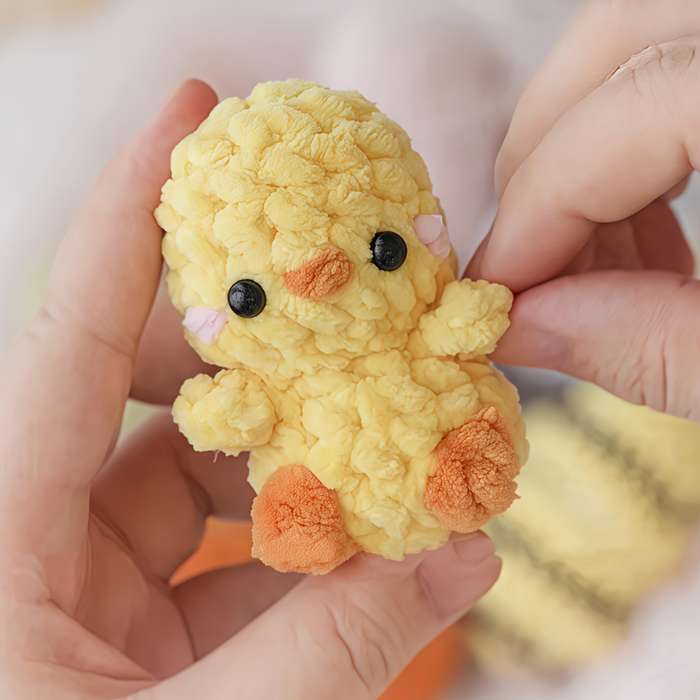 Toy Dolls Items Adorable Hatching Animal  7 Piece Set  Crochet Kit