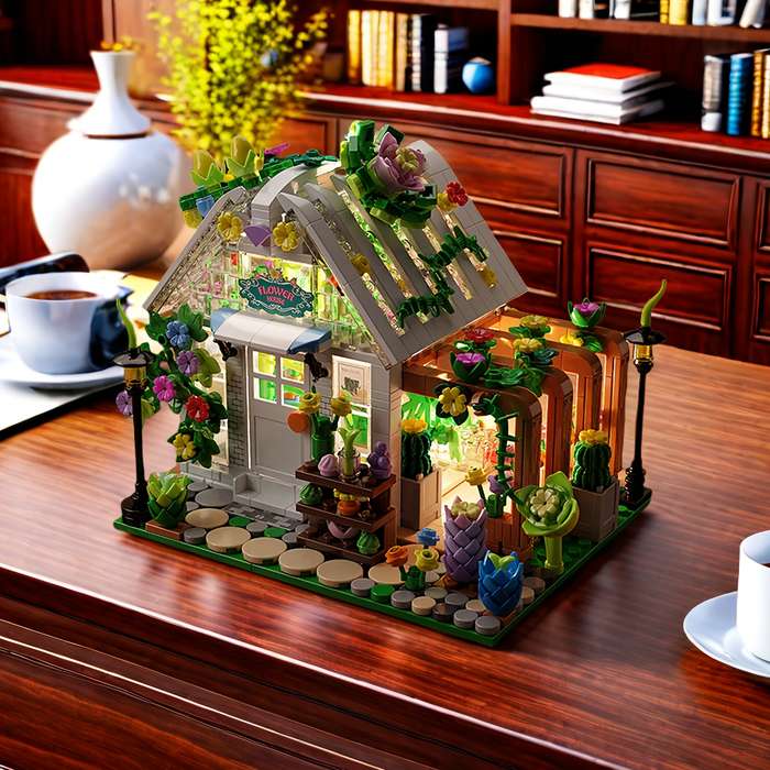 Building Toy Architectural Model Toy Set Color White 719Pcs