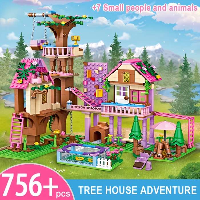 Building Toy Architectural Model Toy Set Quantity 756 Pcs