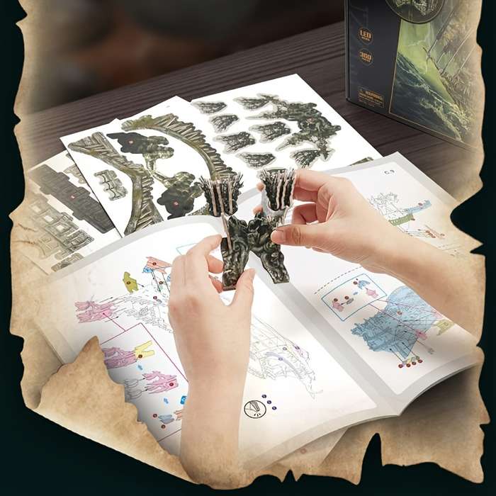 3D Jigsaw Puzzle Model Ship Items Flying Dutchman