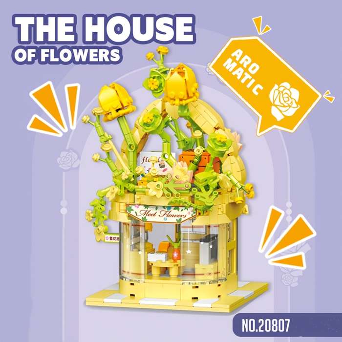Building Toy Architectural Model Toy Set Style Greenhouse