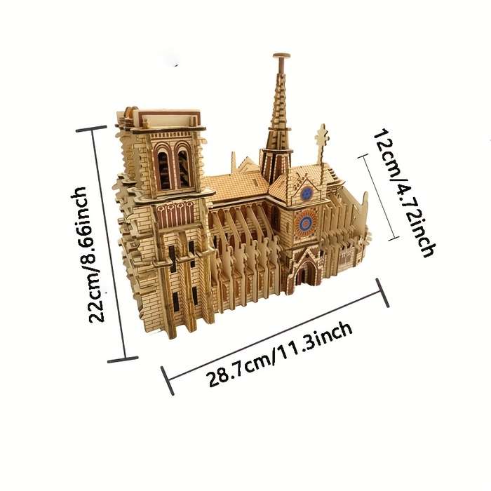 Building Toy Architectural Model Toy Set Items 3D Model Assembly Kit