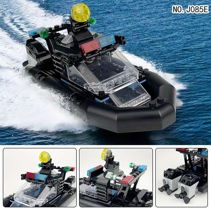 3D Jigsaw Puzzle Model Ship Color J085D Patrol Boat 78Pcs