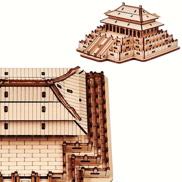 Building Toy Architectural Model Toy Set Items Hall Of Supreme Harmony  Add   Drum Tower