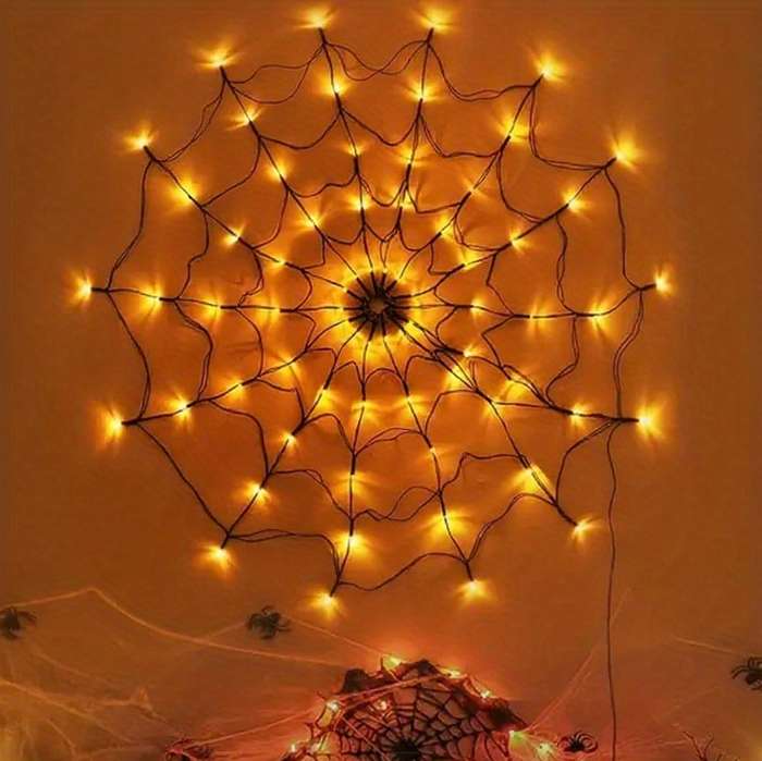 Halloween Decorations Color Orange Light
