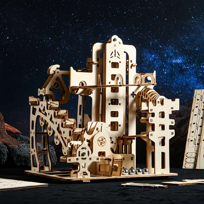 Building Toy Architectural Model Toy Set Model 3D Puzzle Skywalk Add  Spiralwalk