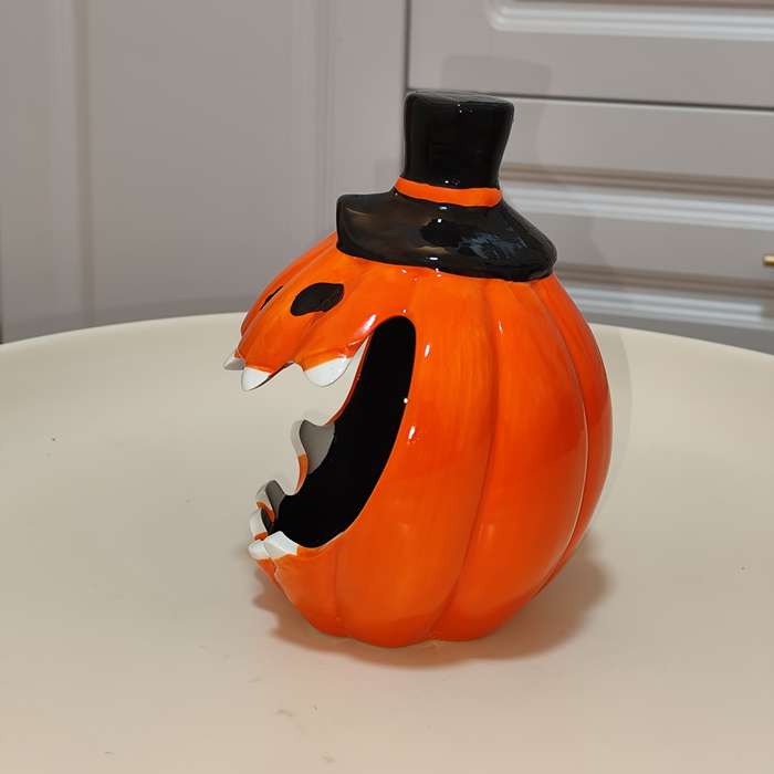 Halloween Decorations Style Pumpkin Candlesticks
