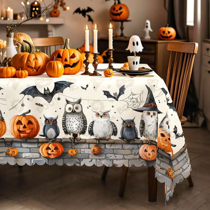 Halloween tablecloth decoration size Round 152.4152.4cm