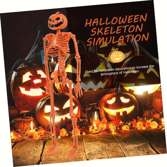 Halloween Decorations Style 90 Pumpkin Skeleton
