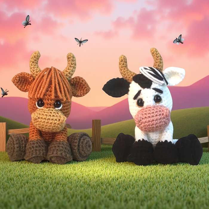 Toy Dolls Model FS046 Highland Cow