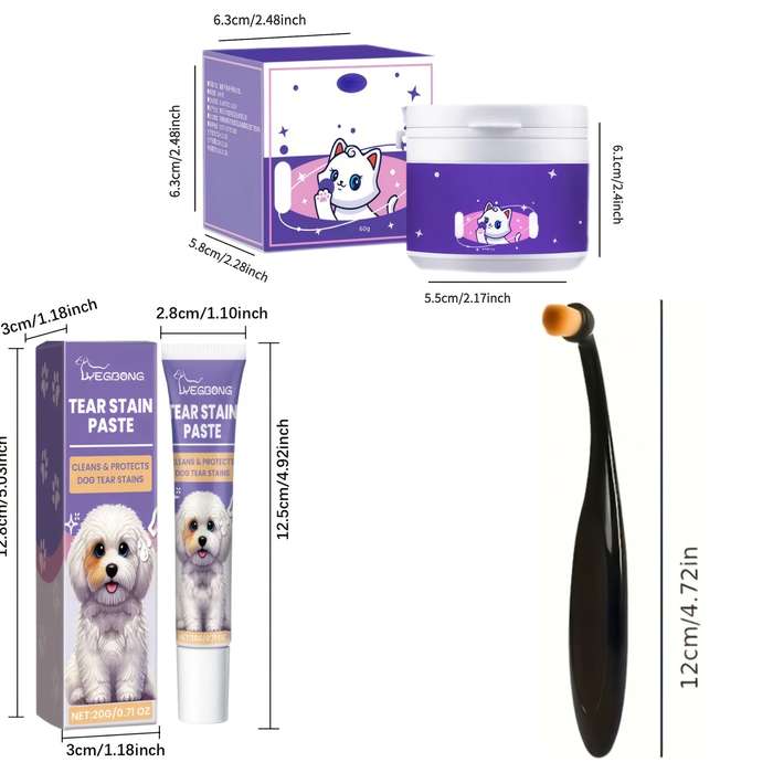 Pet supplies Quantity Soft brush  Add  tear powder  Add  tear cream