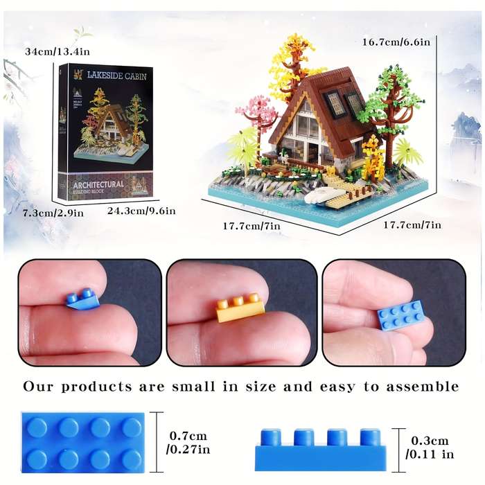 Building Toy Architectural Model Toy Set Material Abs