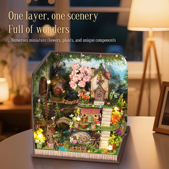 Building Toy Architectural Model Toy Set Items Forest Secret