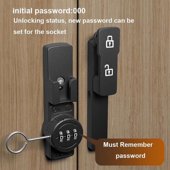 Lock Model Fluorescent Black