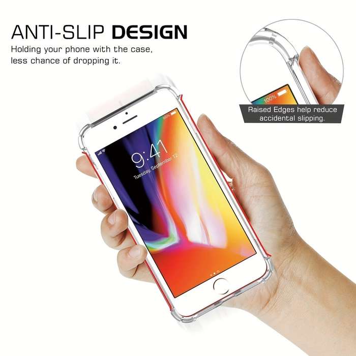 1Pc Ultra-Thin Tpu Crystal Protective Case Shockproof And Transparent For IPhone 7 Plus 8 Plus