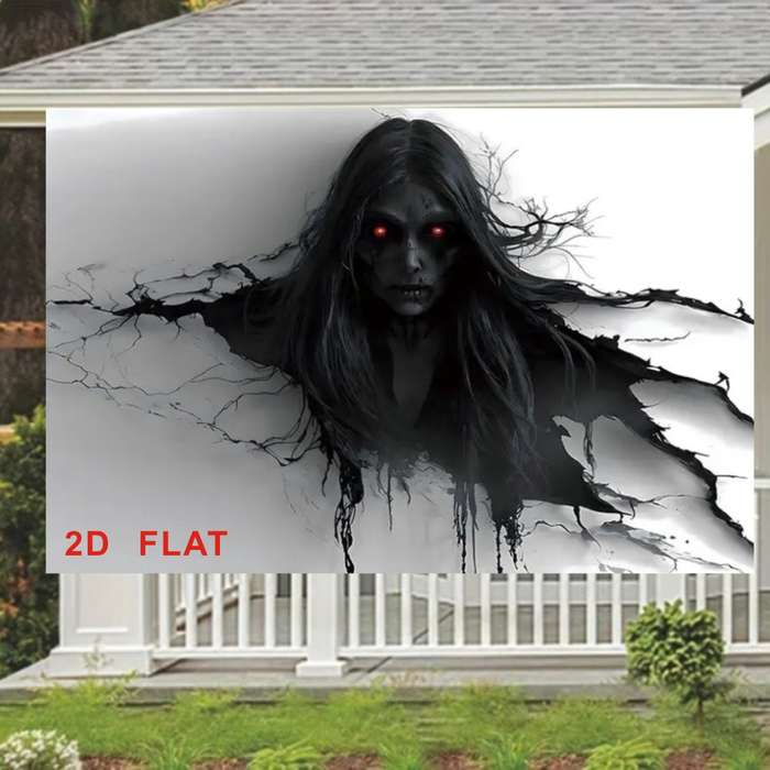 Halloween Decorations Size 6 X 4Ft  180 X 120Cm