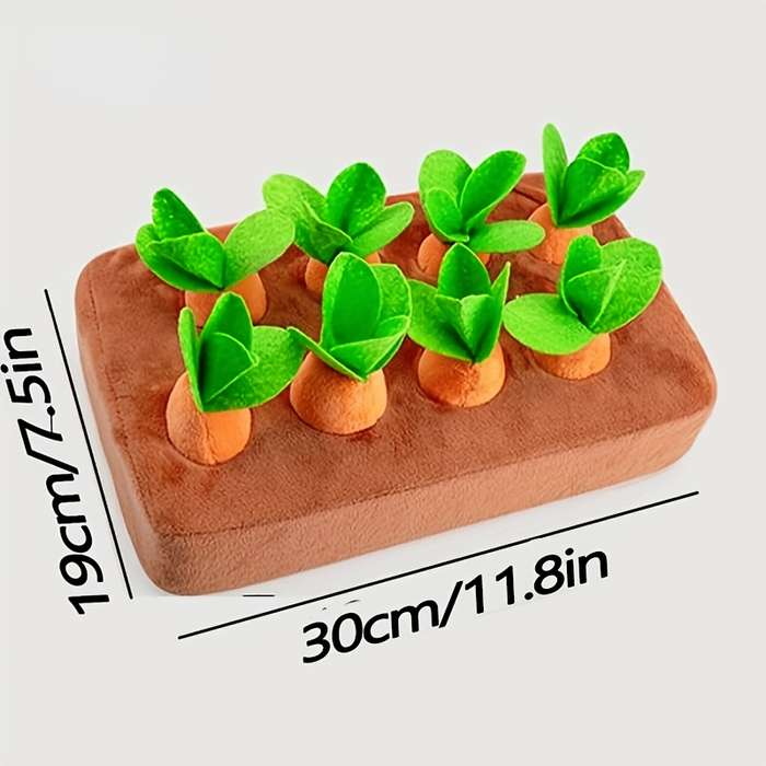 Pet Supplies Quantity 8  Hole Rabbit Carrot Toy