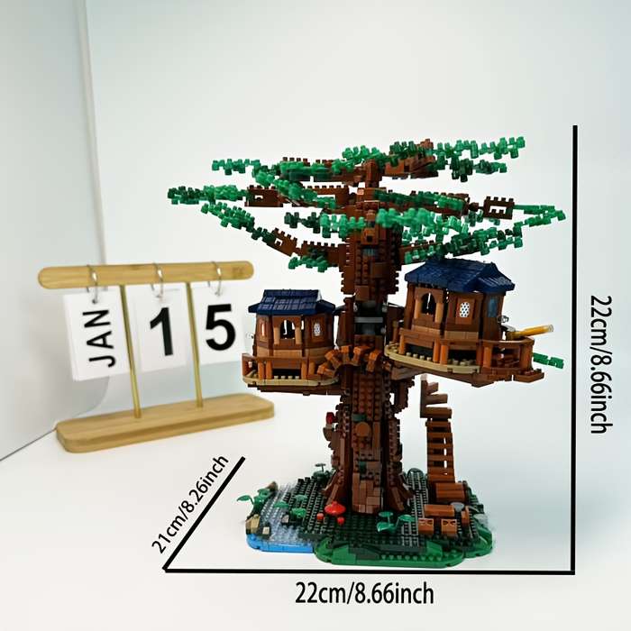 Building Toy Architectural Model Toy Set Model Tree House 1500Pcs