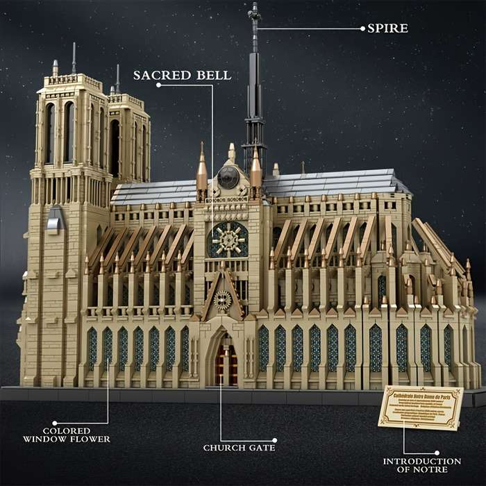 Building Toy Architectural Model Toy Set Model Pl016