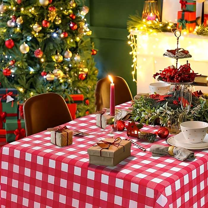 Halloween tablecloth decoration color Red