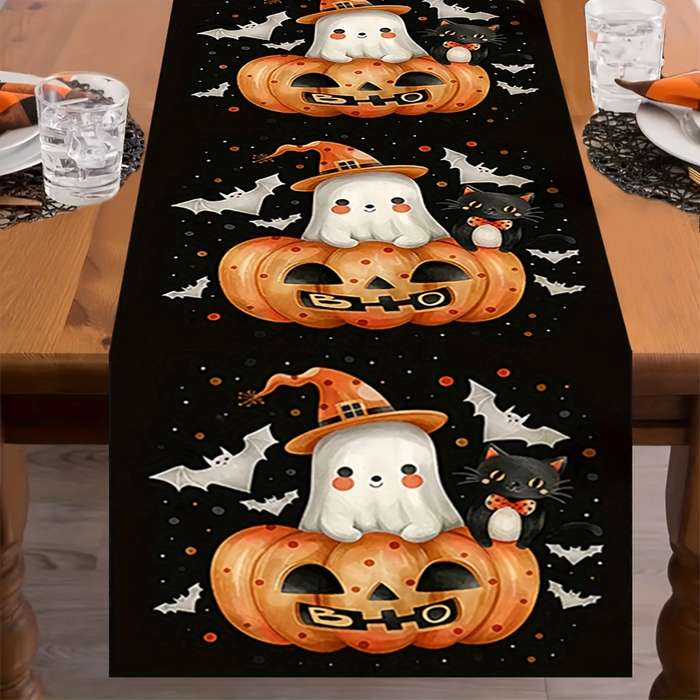 Halloween tablecloth decoration color Mixed