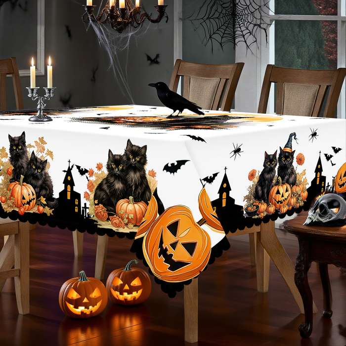 Halloween tablecloth decoration size Rectangle 60x158in or 150x400cm