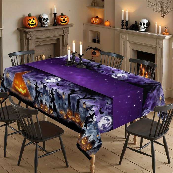 Halloween tablecloth decoration size 152 x 152cm or 60 x 60inch