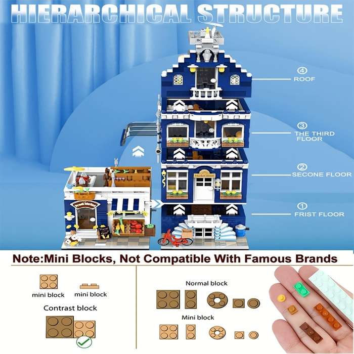 Building Toy Architectural Model Toy Set Model Jq10002