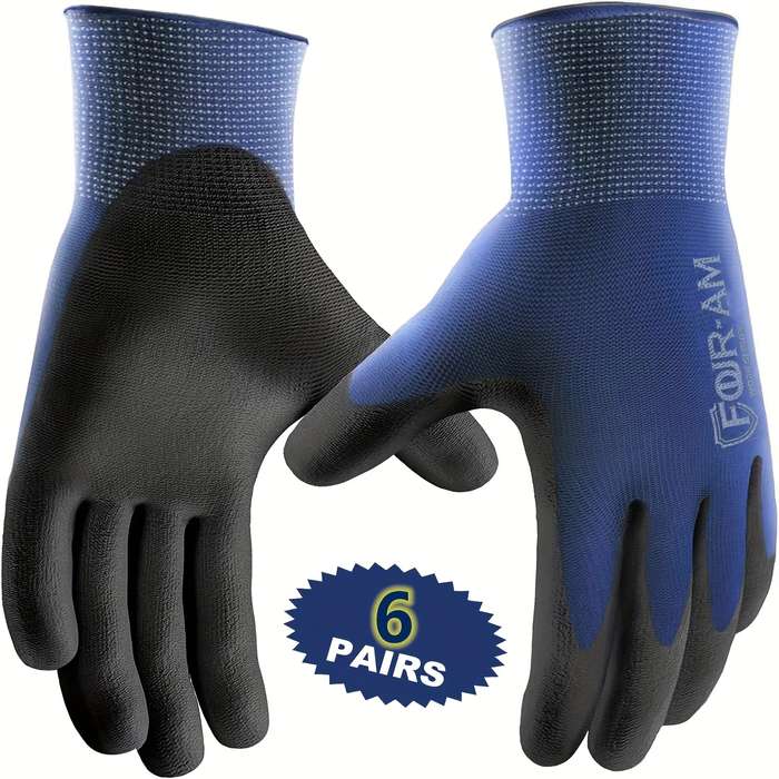 Work Gloves Size L Quantity 6Pairs