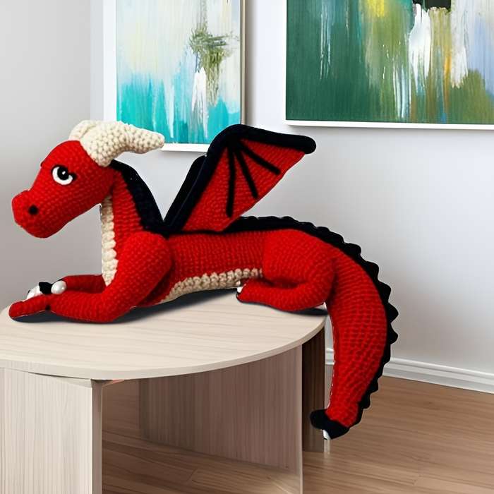 Toy Dolls Style black dragon