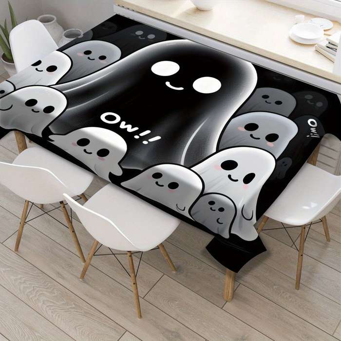 Halloween tablecloth decoration size 55.1 x 70.8in or 140 x 180cm
