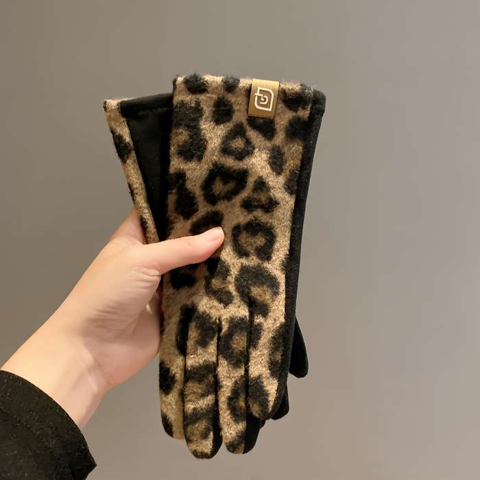 Winter Gloves Items Red Plaid