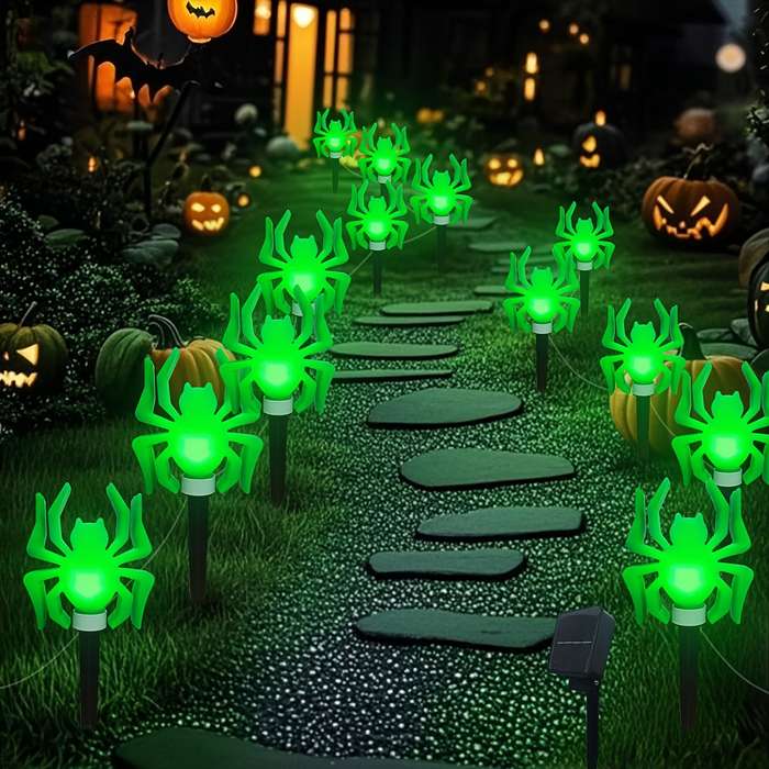 Halloween Decorations Color Purple Light Quantity 8Pcs Set
