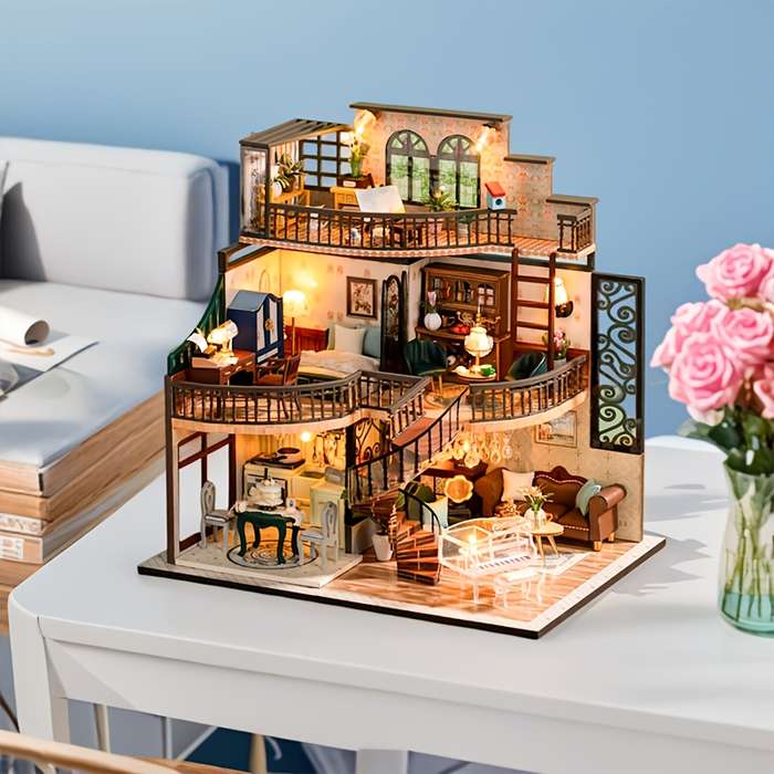 Building Toy Architectural Model Toy Set Style Hm Hollow Magic City