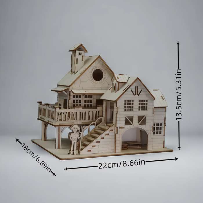 Building Toy Architectural Model Toy Set Items Cottage