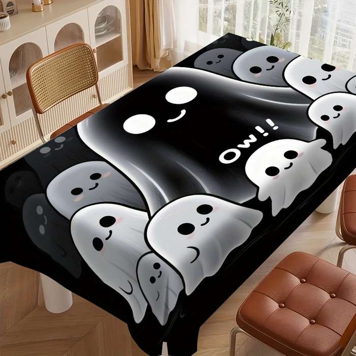 Halloween tablecloth decoration size 55.1 x 70.8in or 140 x 180cm