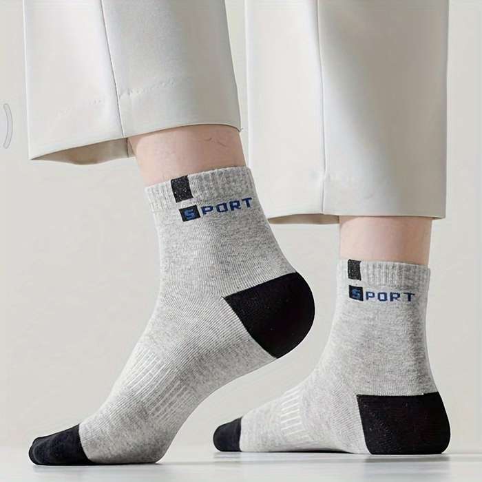 5 Pairs Assorted One Size High Elastic Socks