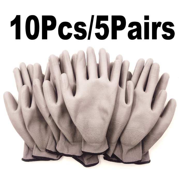Work Gloves Size M Items Thickened Gray Gloves