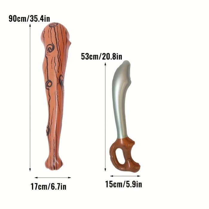 Toy Weapons Quantity 3 Savage Clubs  Add  3 Swords