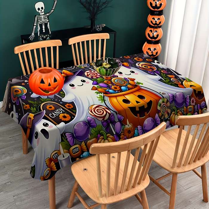 Halloween tablecloth decoration size 140cm x 220cm