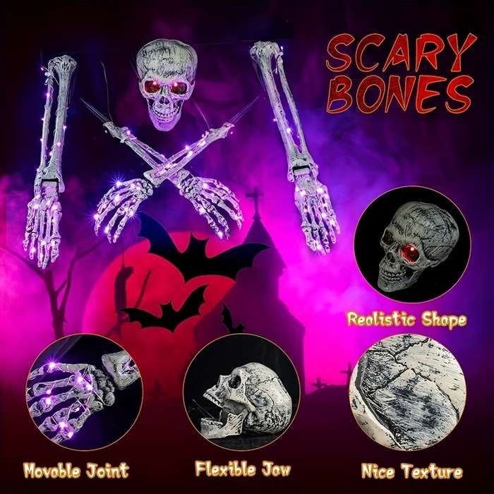 Halloween Decorations Color Purple Light