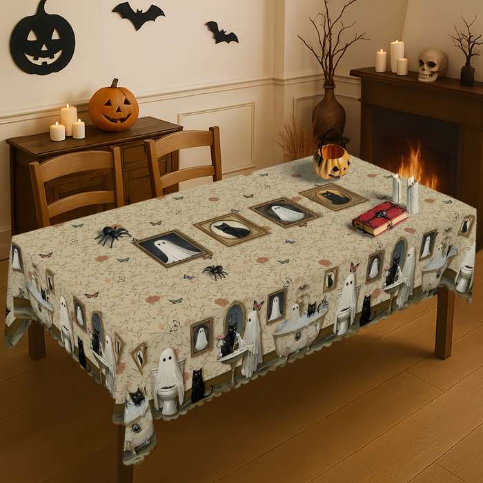 Halloween tablecloth decoration size Rectangle 6086in 152220cm