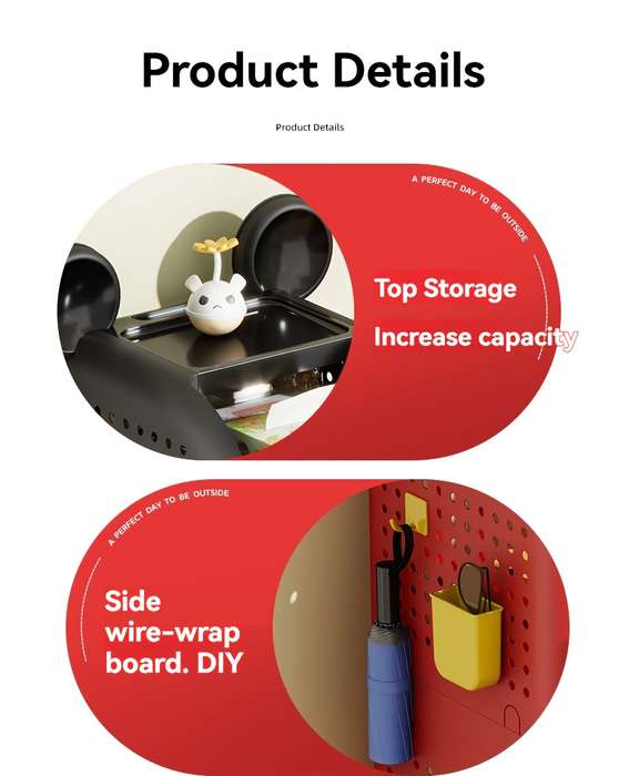 Storage And Organizationcolor 1Pc Double Layer Black