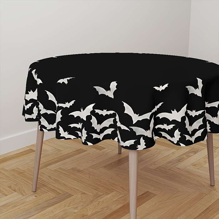 Halloween tablecloth decoration size 177.8x177.8 cm Round