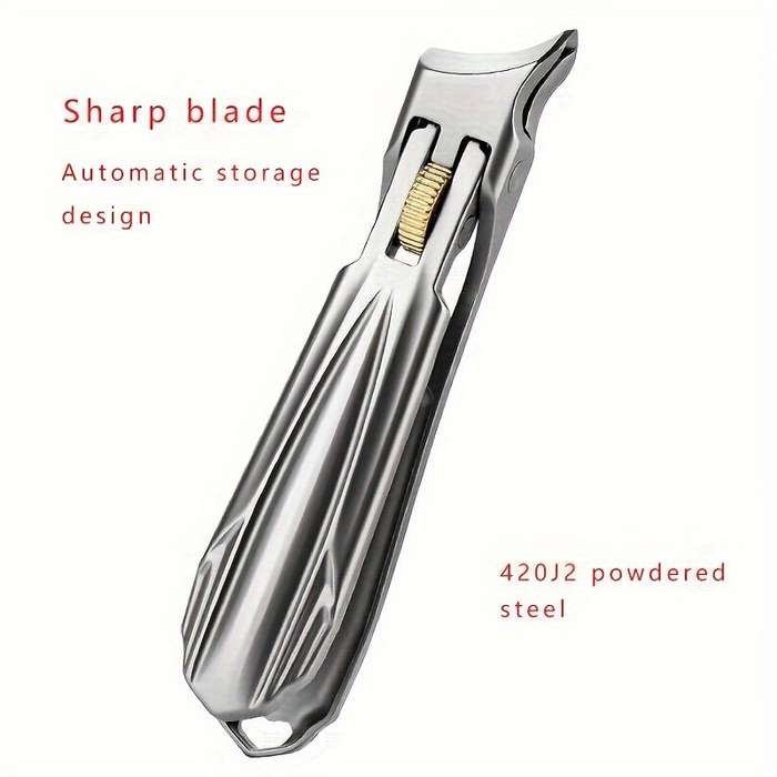 1pc Stainless Steel Nail Clippers with Precision Slant Edge Sharp Durable for Thick  Ingrow