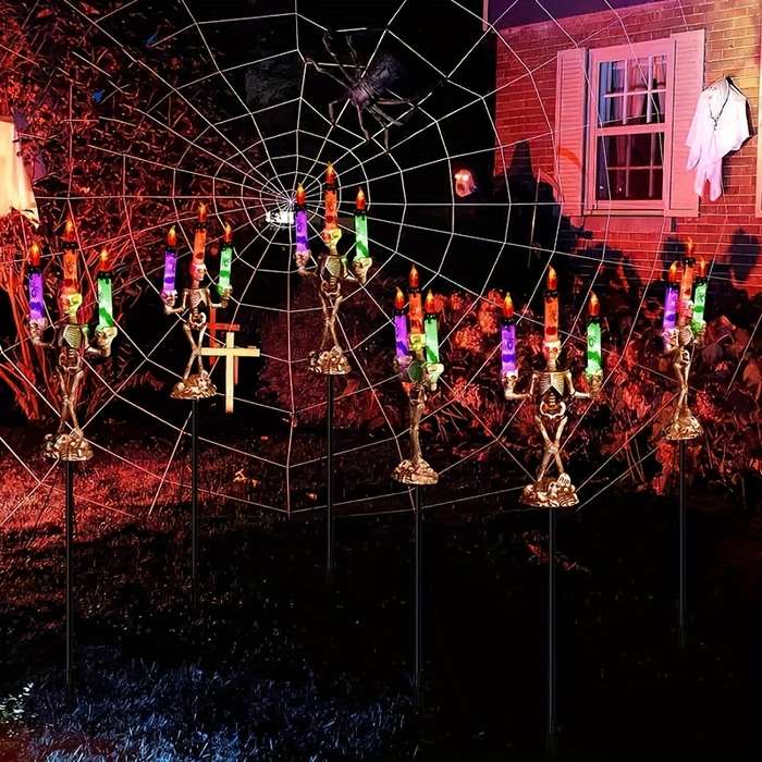 Halloween Decorations Color Purple Orange Green
