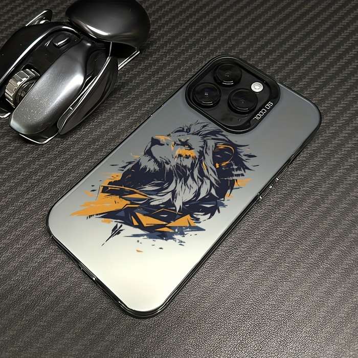 1Pc Mixed Color  For iPhone 12 Pro King Of The Forest Phone Case