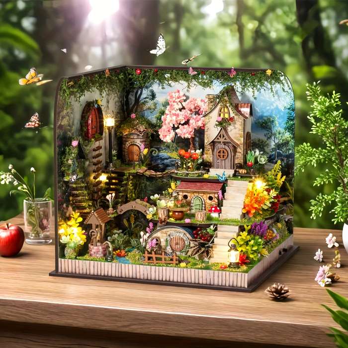 Building Toy Architectural Model Toy Set Items Forest Secret