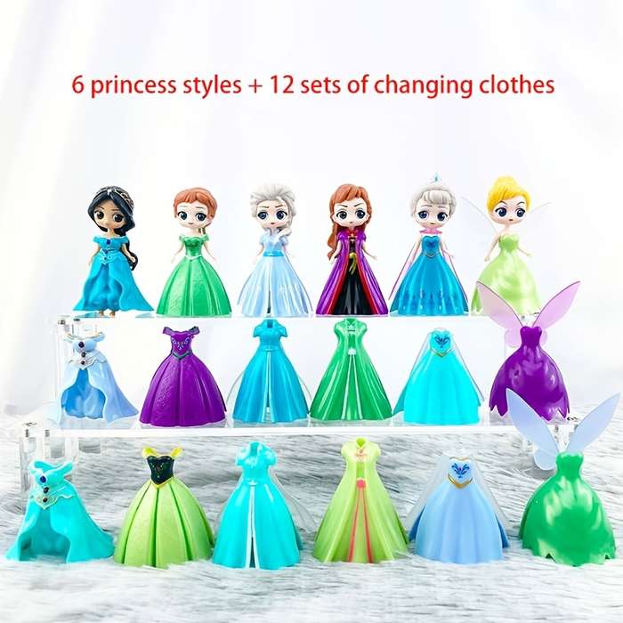 Toy Dolls Quantity 18 piece Princess Dress Up Set
